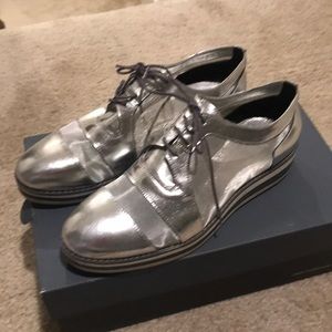 Silver shoes